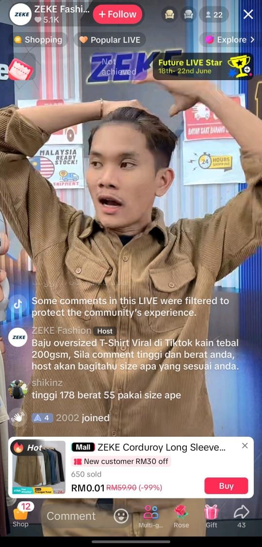 🏷️ Anda Tak Percaya Fesyen Berkualiti Tinggi Boleh Murah? Lihat Zeke Fashion di TikTok Shop! 🏷️